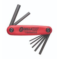 BONDHUS Gorilla Grip Hex fold up 7pcs Key Set 1.5-6mm HF7MS, 12592 £5.95